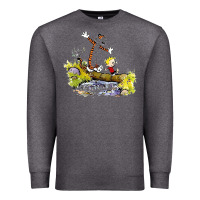Charcoal Heather calvin and hobbes bill watterson Premium Sweatshirt - artisFamous