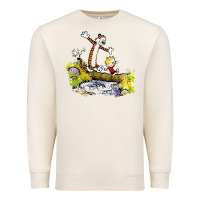 Sandshell calvin and hobbes bill watterson Premium Sweatshirt - artisFamous