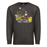 Smoke calvin and hobbes bill watterson Premium Sweatshirt - artisFamous