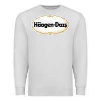 Dove Grey häagen dazs Cafe and Resto Premium Sweatshirt - artisFamous