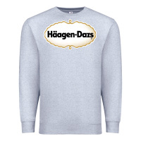 Heather Grey häagen dazs Cafe and Resto Premium Sweatshirt - artisFamous
