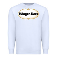 White häagen dazs Cafe and Resto Premium Sweatshirt - artisFamous