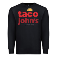 Black Taco John's Resto Premium Sweatshirt - artisFamous