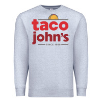 Heather Grey Taco John's Resto Premium Sweatshirt - artisFamous
