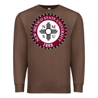 Chestnut nmsu seal Premium Sweatshirt - artisFamous