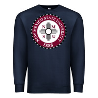 Navy nmsu seal Premium Sweatshirt - artisFamous