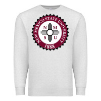 Oatmeal Heather nmsu seal Premium Sweatshirt - artisFamous