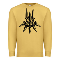 Antique Gold yorha white insignia Premium Sweatshirt - artisFamous