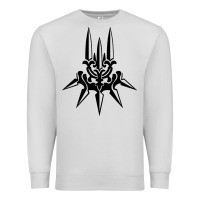 Dove Grey yorha white insignia Premium Sweatshirt - artisFamous