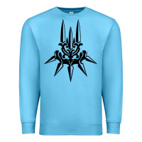 Ocean Blue yorha white insignia Premium Sweatshirt - artisFamous