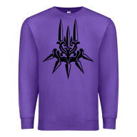 Purple yorha white insignia Premium Sweatshirt - artisFamous