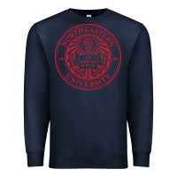 Navy northeastern university Premium Sweatshirt - artisFamous