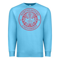 Ocean Blue northeastern university Premium Sweatshirt - artisFamous