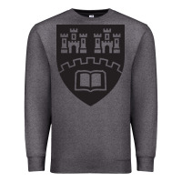Charcoal Heather northumbria university new coat of arms Premium Sweatshirt - artisFamous