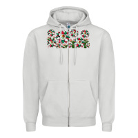 Dove Grey mexican flag sunflower Zipper Hoodie - JahusDesignShop