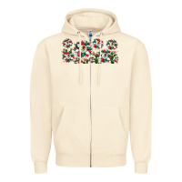 Sandshell mexican flag sunflower Zipper Hoodie - JahusDesignShop