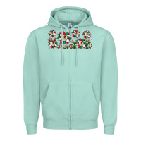 Seafoam mexican flag sunflower Zipper Hoodie - JahusDesignShop