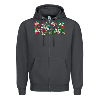 Smoke mexican flag sunflower Zipper Hoodie - JahusDesignShop