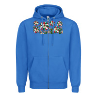 True Royal mexican flag sunflower Zipper Hoodie - JahusDesignShop