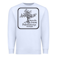 White pitzer college seal, cali Premium Sweatshirt - artisFamous