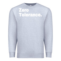 Heather Grey zero tolerance Premium Sweatshirt - artisFamous