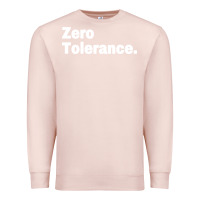 Pale Pink zero tolerance Premium Sweatshirt - artisFamous