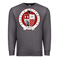 Charcoal Heather seattle university Premium Sweatshirt - artisFamous