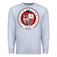 Heather Grey seattle university Premium Sweatshirt - artisFamous