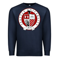Navy seattle university Premium Sweatshirt - artisFamous