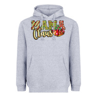 Heather Grey mama claus Heavyweight Hoodie - JahusDesignShop