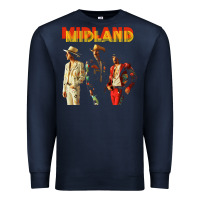 Navy midland Premium Sweatshirt - artisFamous