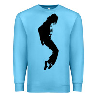 Ocean Blue michael jackson Premium Sweatshirt - artisFamous