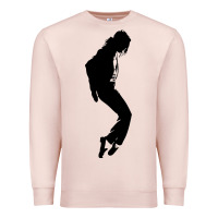 Pale Pink michael jackson Premium Sweatshirt - artisFamous