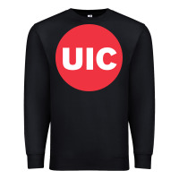 Black university of illinois at chicago circle Premium Sweatshirt - artisFamous