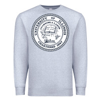 Heather Grey university of illinois Premium Sweatshirt - artisFamous