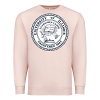 Pale Pink university of illinois Premium Sweatshirt - artisFamous