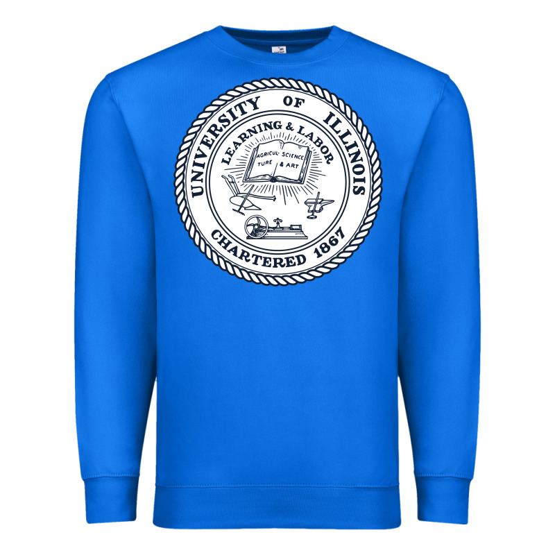 University Of Illinois Premium Sweatshirt by artisFamous | Teevron