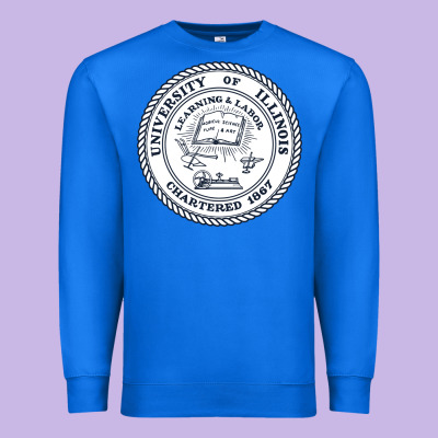 University Of Illinois Premium Sweatshirt Designed By Artisfamous