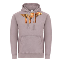 Vintage Zinc Lactarius Rufus Mushroom Illustrations Vintage Hoodie - LillyAllenDesigns
