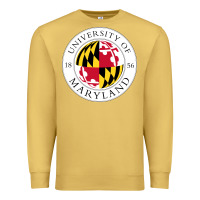 Antique Gold university of maryland Premium Sweatshirt - artisFamous
