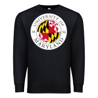 Black university of maryland Premium Sweatshirt - artisFamous
