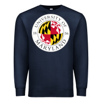 Navy university of maryland Premium Sweatshirt - artisFamous