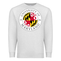 Oatmeal Heather university of maryland Premium Sweatshirt - artisFamous