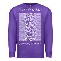 Purple joy division pleasures  japanese Premium Sweatshirt - artisFamous