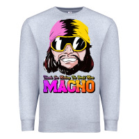 Heather Grey randy wrestler Premium Sweatshirt - artisFamous