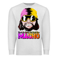 Oatmeal Heather randy wrestler Premium Sweatshirt - artisFamous