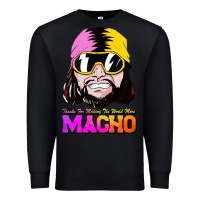 Black randy wrestler Premium Sweatshirt - artisFamous