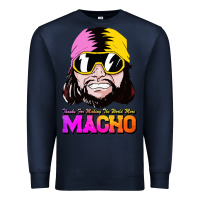 Navy randy wrestler Premium Sweatshirt - artisFamous