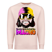 Pale Pink randy wrestler Premium Sweatshirt - artisFamous