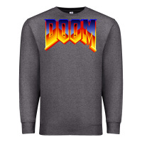 Charcoal Heather doom video game Premium Sweatshirt - artisFamous